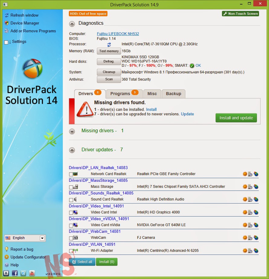driver pack solutions for windows 7